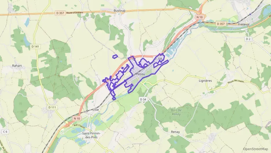 Maison 66 m² trois pièces à vendre à Pezou