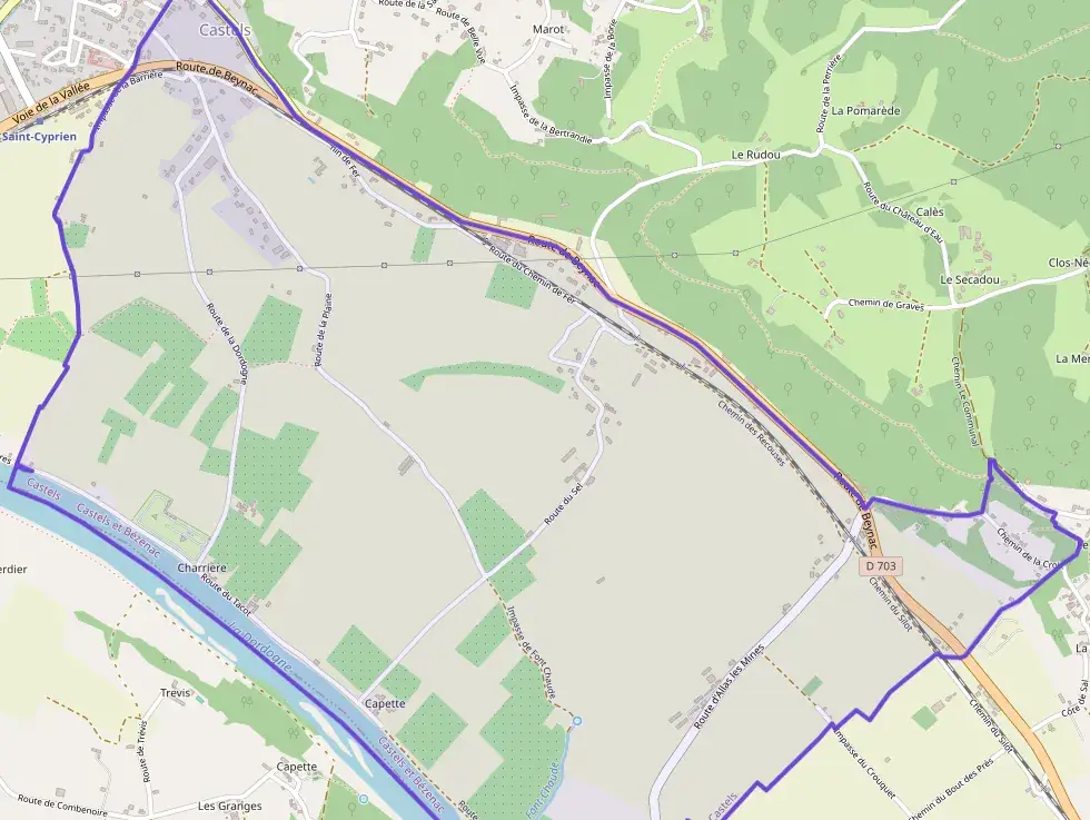 Maison 60 m² deux pieces à vendre à Castels et Bézenac