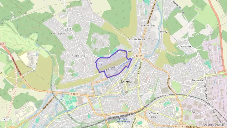 Maison 80 m² six pièces à vendre à Évreux