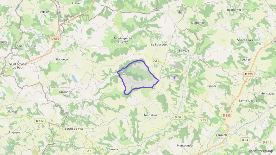 Maison 110 m² quatre pièces à vendre à Montaigu-de-Quercy