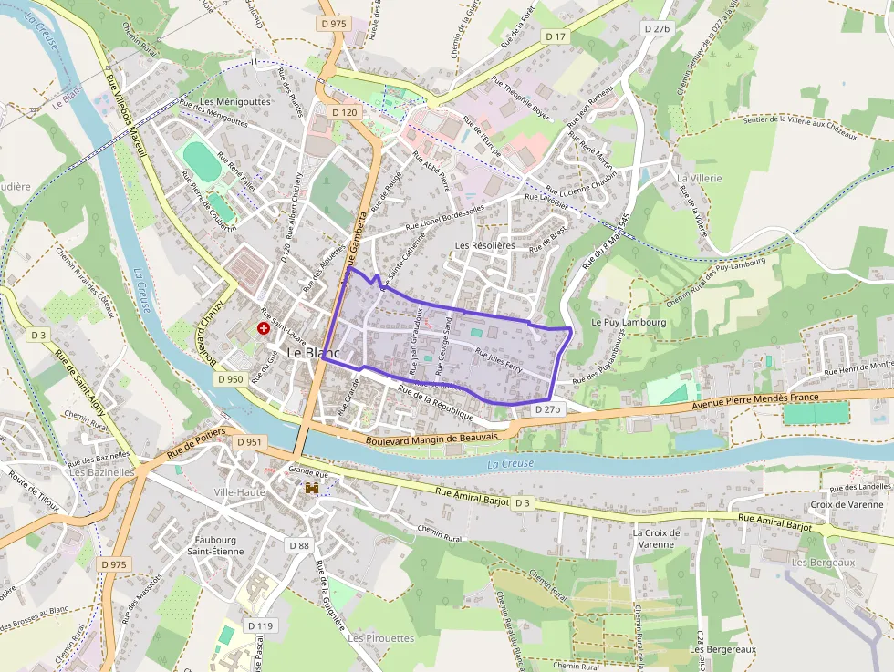 Maison 108 m² quatre pièces à vendre à Le Blanc