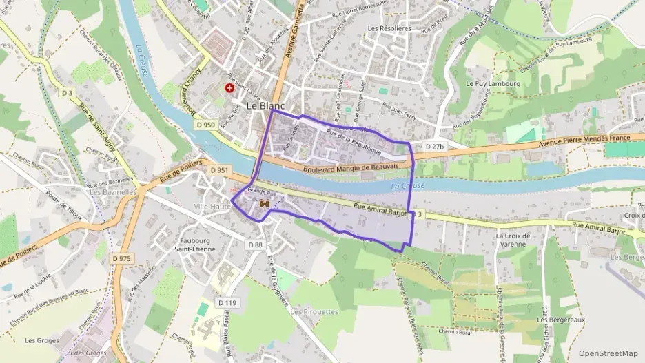 Maison 44 m² quatre pièces à vendre à Le Blanc