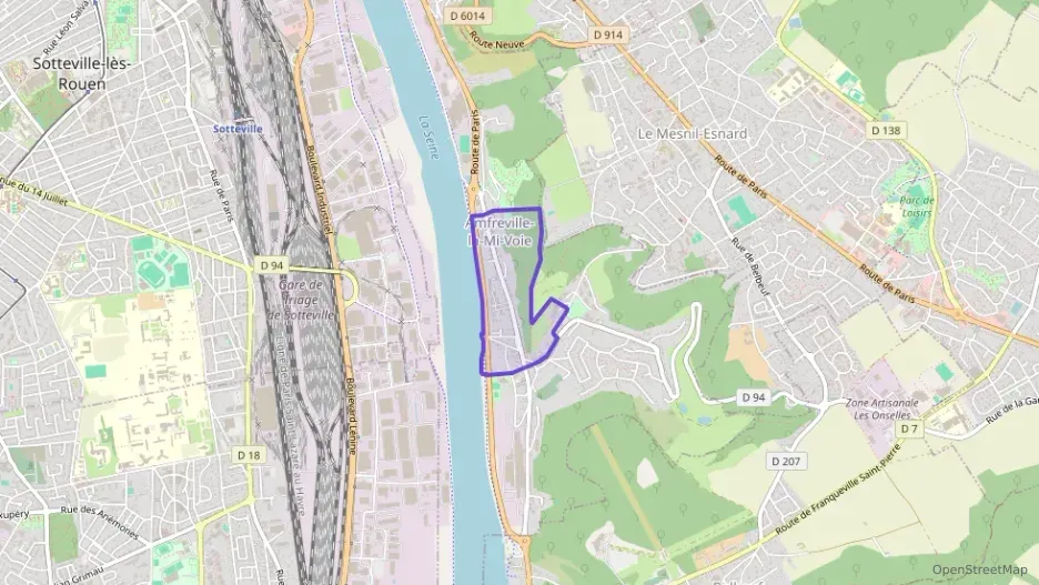 Maison 77 m² trois pièces à vendre à Amfreville-la-Mi-Voie Maison 77 m² trois pièces à vendre à Amfreville-la-Mi-Voie