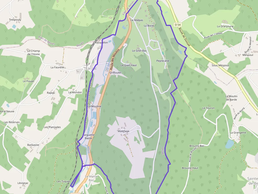 Maison 80 m² quatre pièces à vendre à Larzac