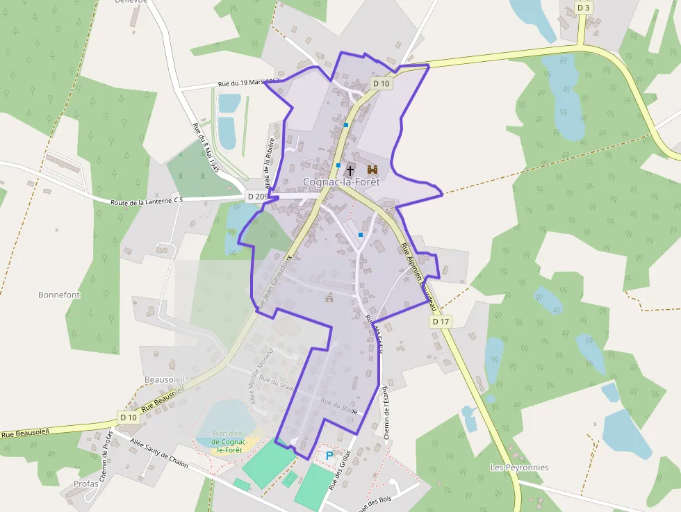 Maison 46 m² trois pièces à vendre à Cognac-la-Forêt