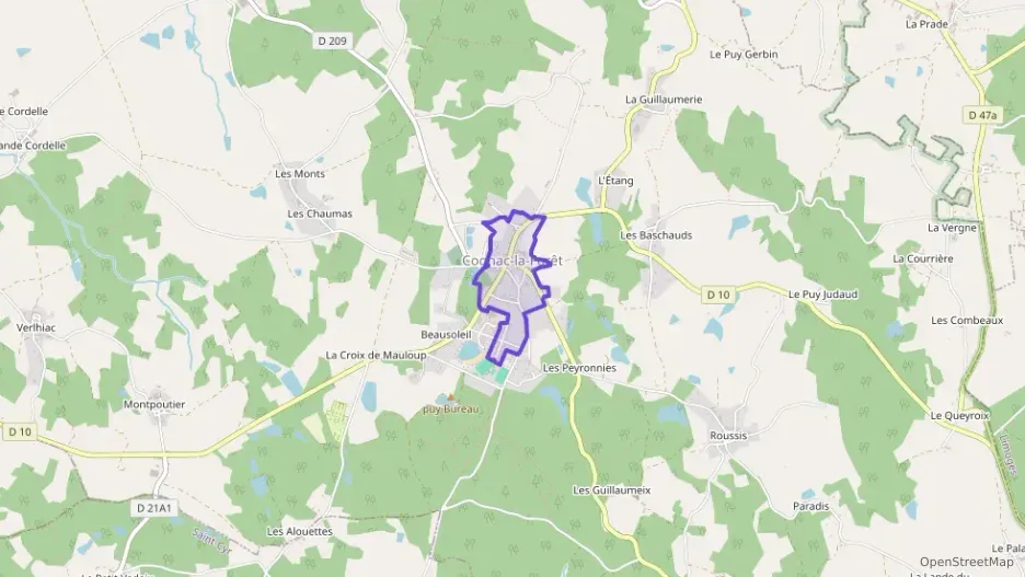 Maison 46 m² trois pièces à vendre à Cognac-la-Forêt Maison 46 m² trois pièces à vendre à Cognac-la-Forêt