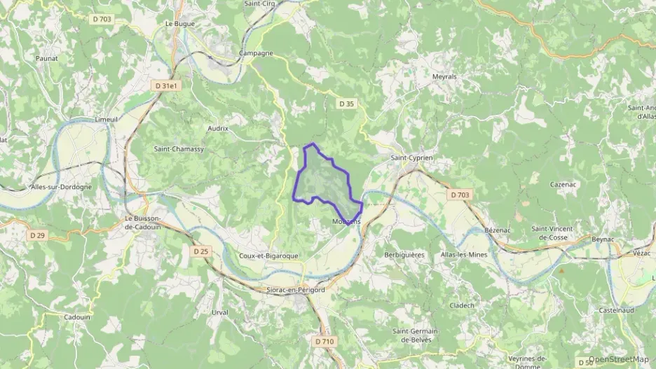 Maison 200 m² quatre pièces à vendre à Coux et Bigaroque-Mouzens