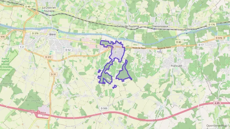 Maison 99 m² trois pièces à vendre à Civray-de-Touraine Maison 99 m² trois pièces à vendre à Civray-de-Touraine