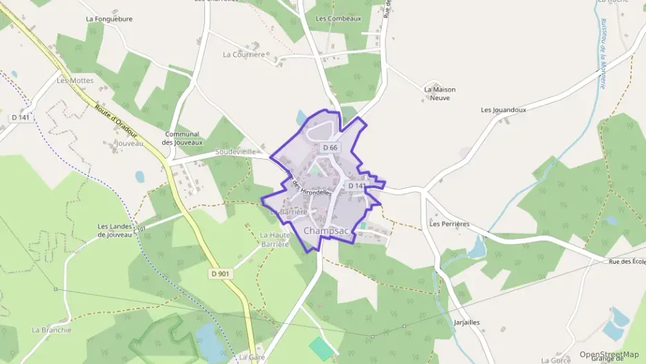 Maison 60 m² trois pièces à vendre à Champsac