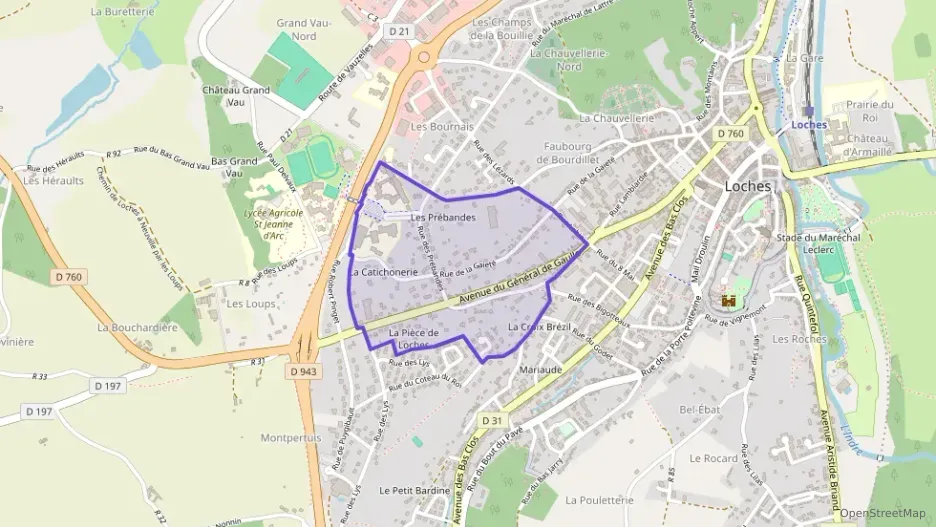 Maison 66 m² trois pièces à vendre à Loches