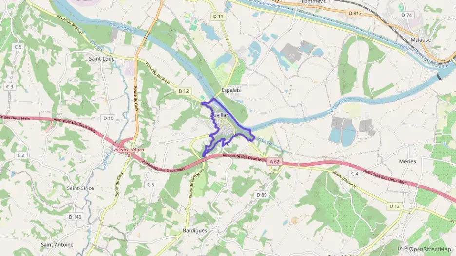 Maison 70 m² quatre pièces à vendre à Auvillar