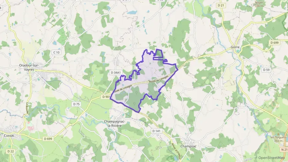 Maison 88 m² cinq pièces à vendre à Champagnac-la-Rivière