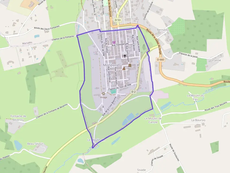 Maison 60 m² trois pièces à vendre à Monpazier