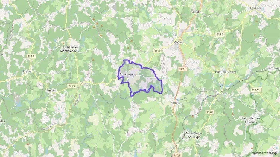 Maison 149 m² sept pièces à vendre à Dournazac