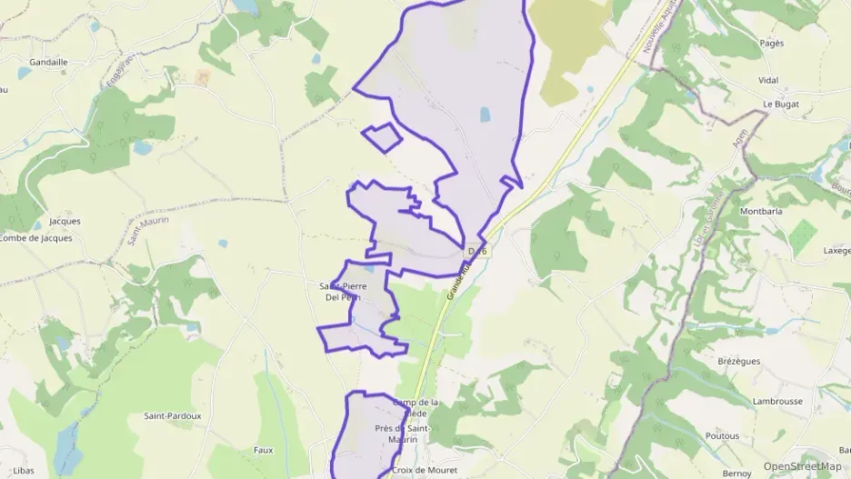 Maison 70 m² trois pièces à vendre à Saint-Maurin