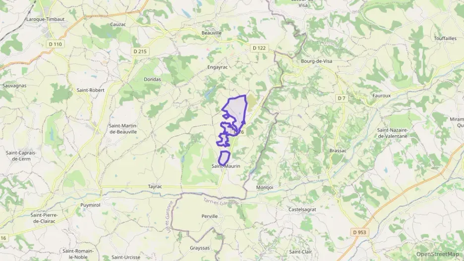 Maison 70 m² trois pièces à vendre à Saint-Maurin