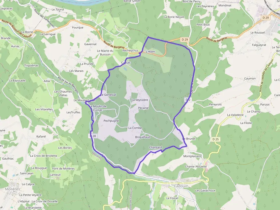 Maison 60 m² trois pièces à vendre à Le Buisson-de-Cadouin