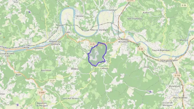 Maison 60 m² trois pièces à vendre à Le Buisson-de-Cadouin