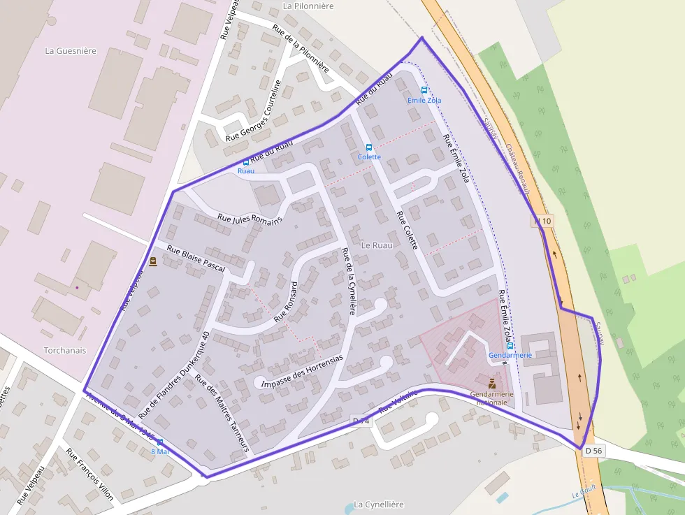 Maison 68 m² quatre pièces à vendre à Château-Renault