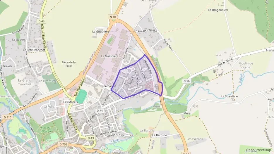 Maison 68 m² quatre pièces à vendre à Château-Renault