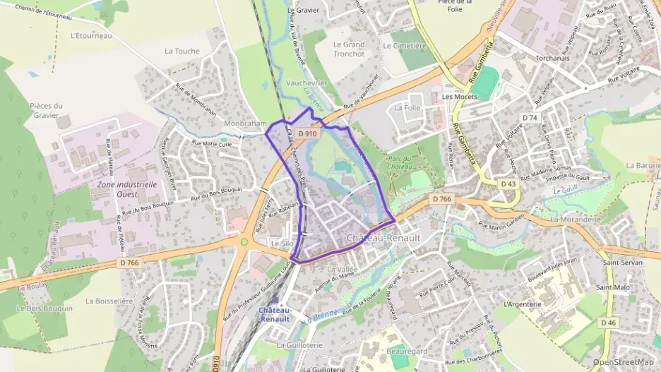 Maison 95 m² trois pièces à vendre à Château-Renault Maison 95 m² trois pièces à vendre à Château-Renault