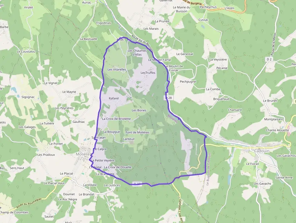 Maison 96 m² quatre pièces à vendre à Molières