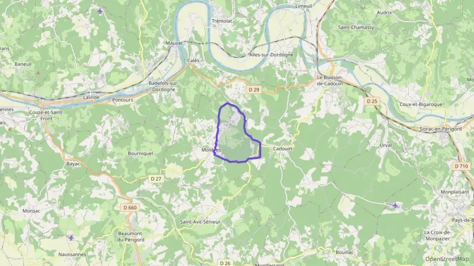 Maison 96 m² quatre pièces à vendre à Molières
