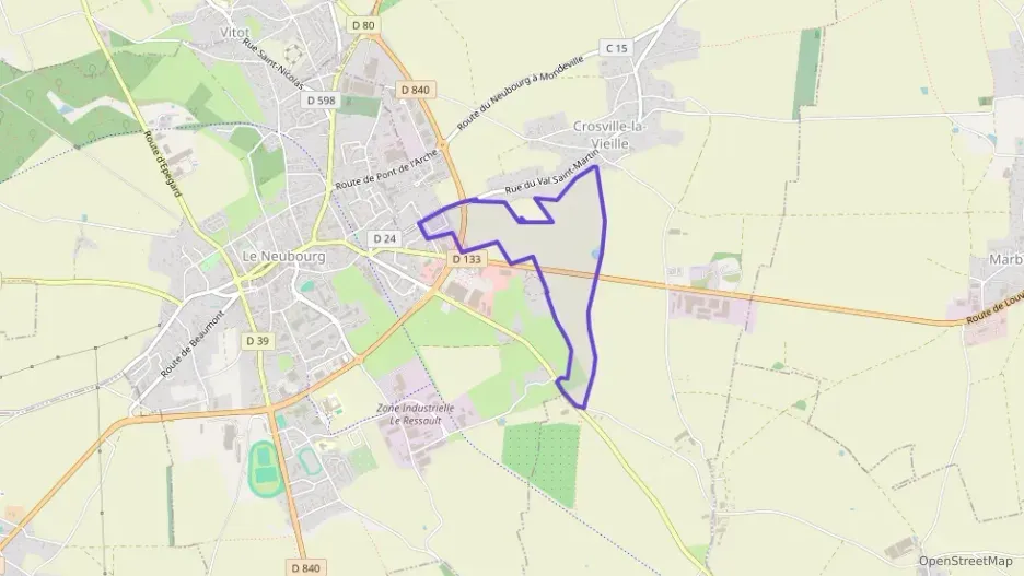 Maison 112 m² quatre pièces à vendre à Crosville-la-Vieille