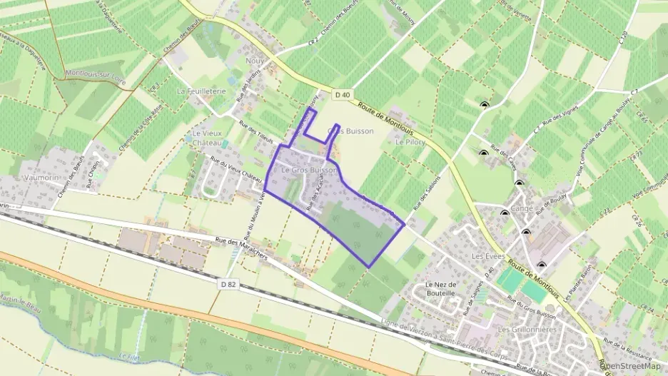 Maison 113 m² cinq pièces à vendre à Saint-Martin-le-Beau