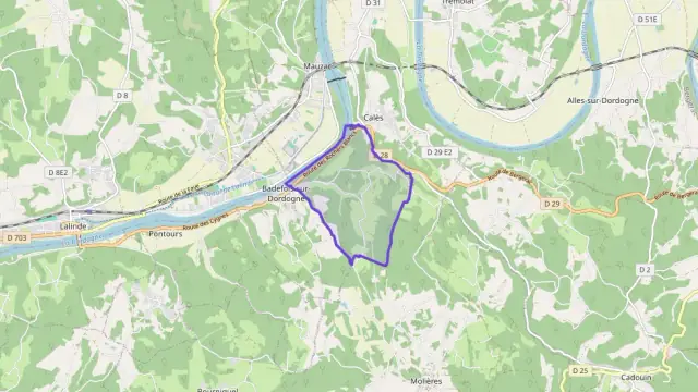 Maison 90 m² quatre pièces à vendre à Badefols-sur-Dordogne