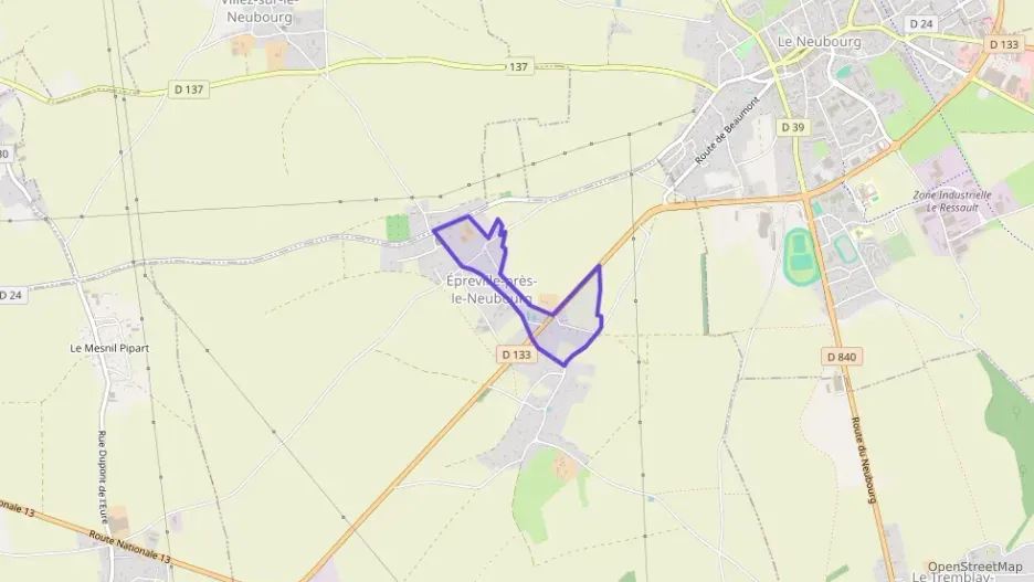 Maison 88 m² quatre pièces à vendre à Épreville-près-le-Neubourg