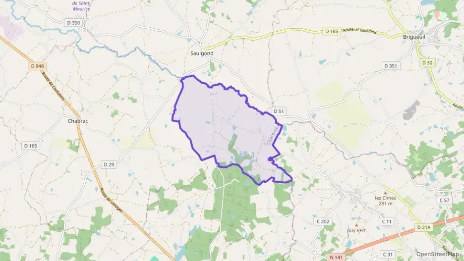 Maison 93 m² cinq pièces à vendre à Saulgond