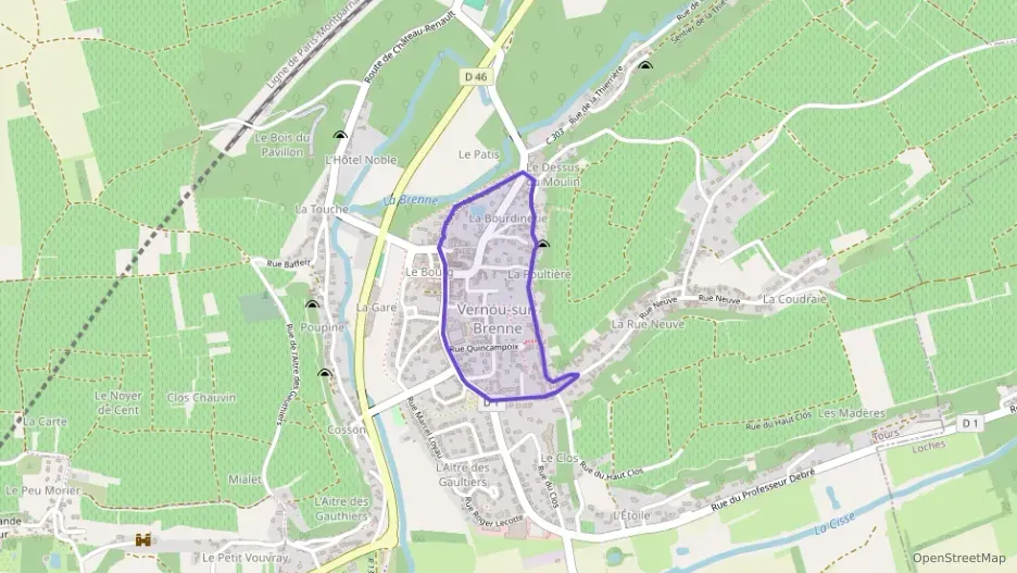 Maison 101 m² cinq pièces à vendre à Vernou-sur-Brenne Maison 101 m² cinq pièces à vendre à Vernou-sur-Brenne
