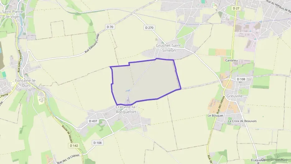 Maison 88 m² cinq pièces à vendre à Crasville-la-Rocquefort