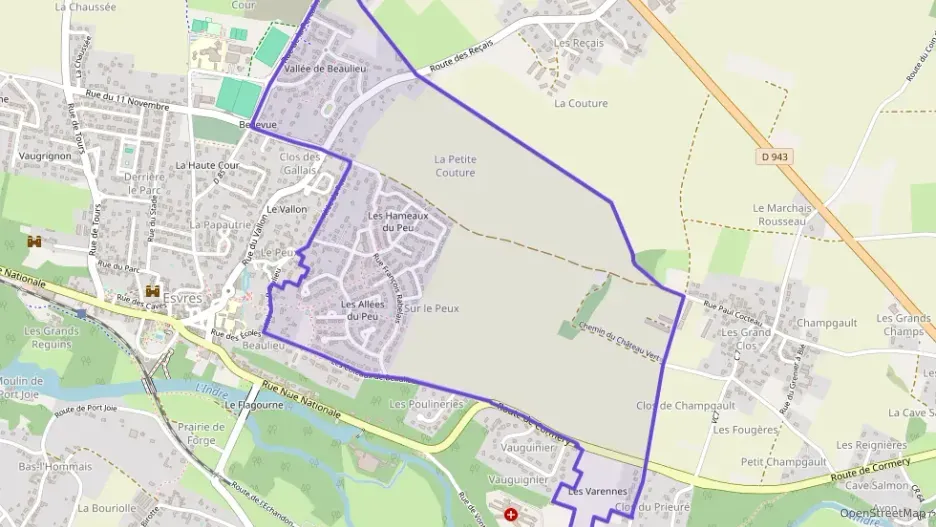 Maison 95 m² quatre pièces à vendre à Esvres