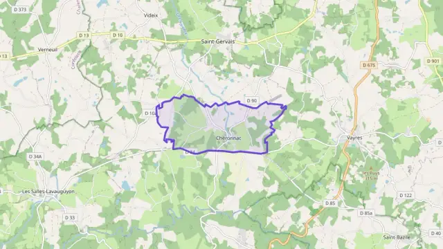 Maison 70 m² trois pièces à vendre à Chéronnac