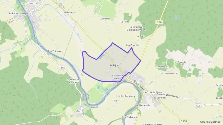 Maison 90 m² quatre pièces à vendre à Barrou Maison 90 m² quatre pièces à vendre à Barrou