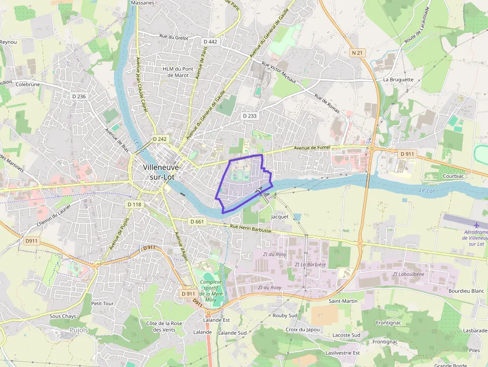 Maison 65 m² quatre pièces à vendre à Villeneuve-sur-Lot