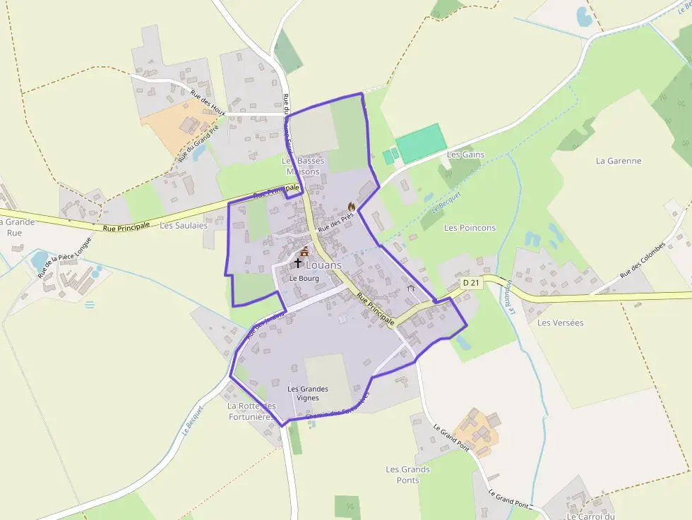 Maison 80 m² trois pièces à vendre à Louans