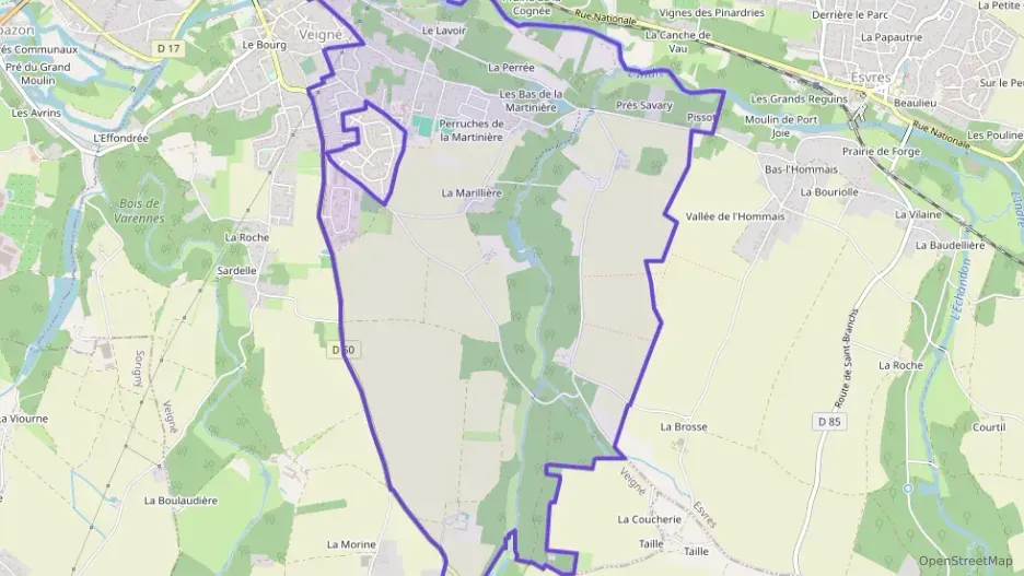 Maison 84 m² cinq pièces à vendre à Veigné Maison 84 m² cinq pièces à vendre à Veigné