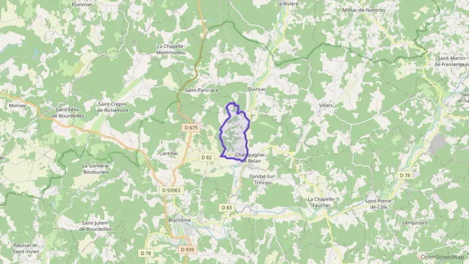 Maison 62 m² deux pieces à vendre à Champagnac-de-Belair