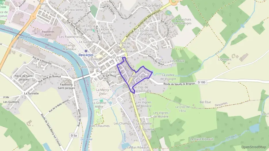 Maison 63 m² trois pièces à vendre à Descartes Maison 63 m² trois pièces à vendre à Descartes