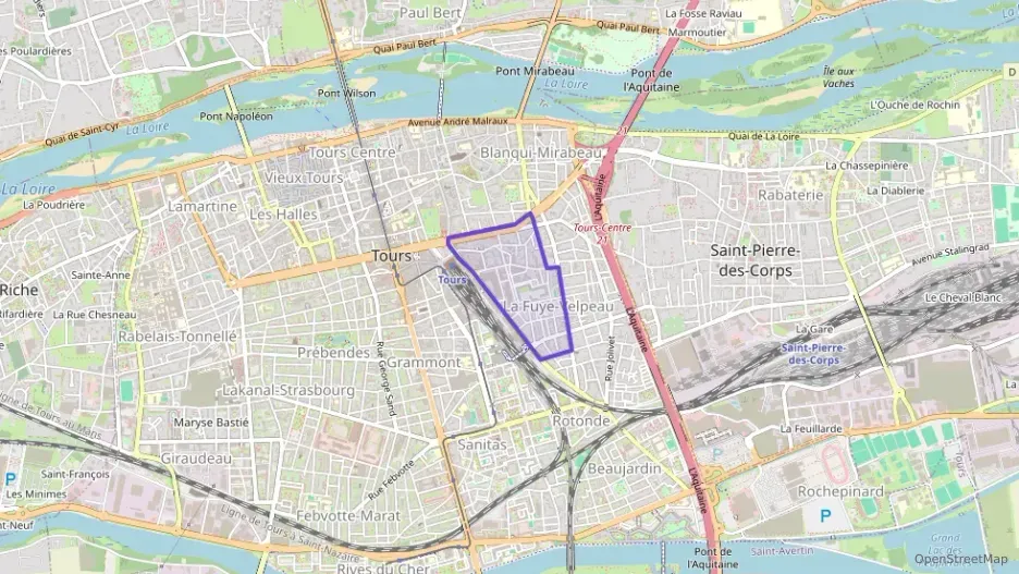 Maison 102 m² trois pièces à vendre à Tours