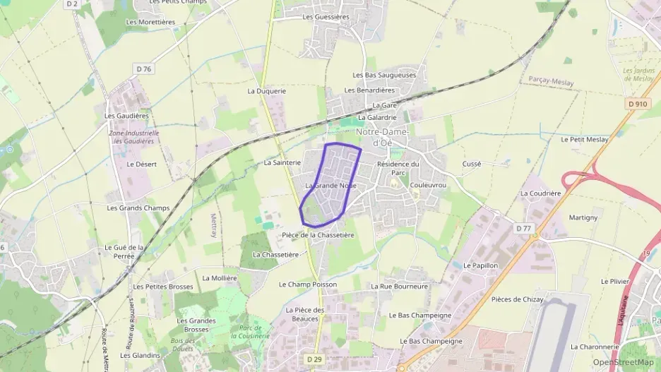 Maison 135 m² cinq pièces à vendre à Notre-Dame-d`Oé