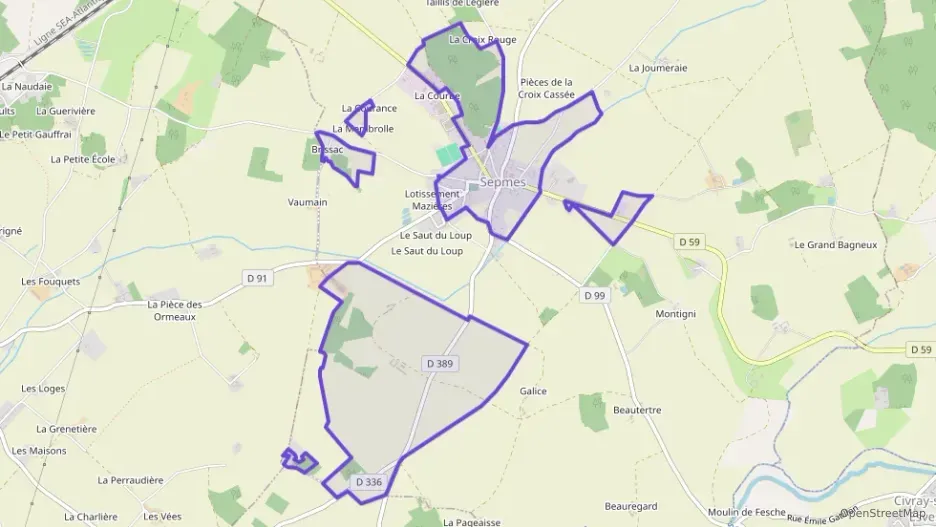 Maison 94 m² trois pièces à vendre à Sepmes