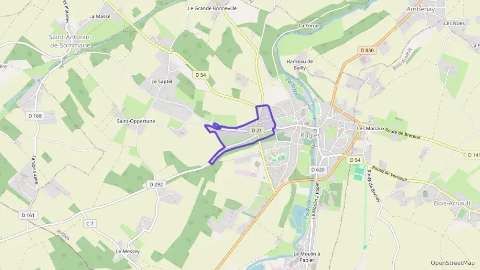 Maison 75 m² quatre pièces à vendre à Rugles