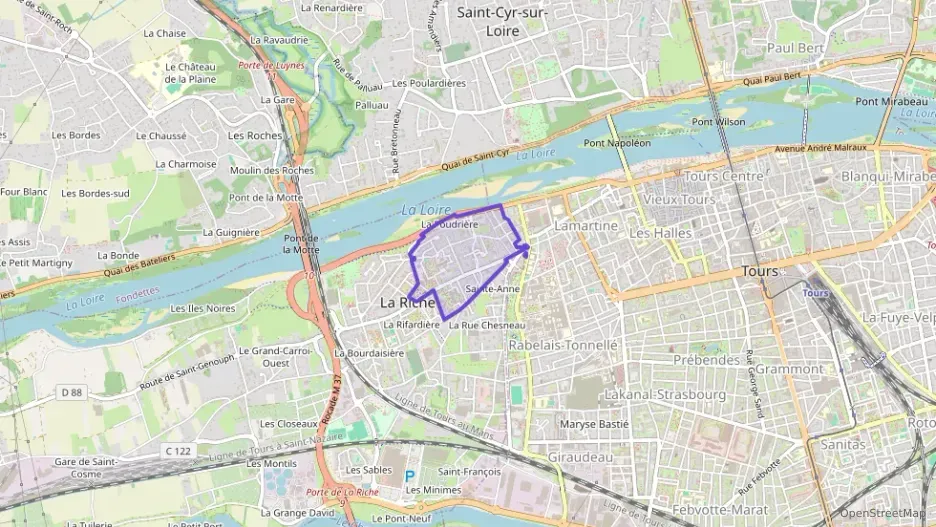 Maison 79 m² quatre pièces à vendre à La Riche