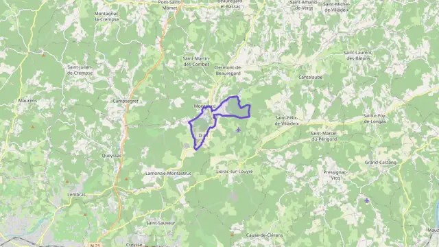 Maison 87 m² quatre pièces à vendre à Saint-Georges-de-Montclard