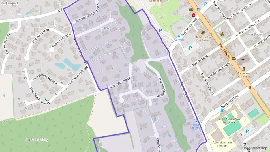 Maison 106 m² quatre pièces à vendre à Pavie