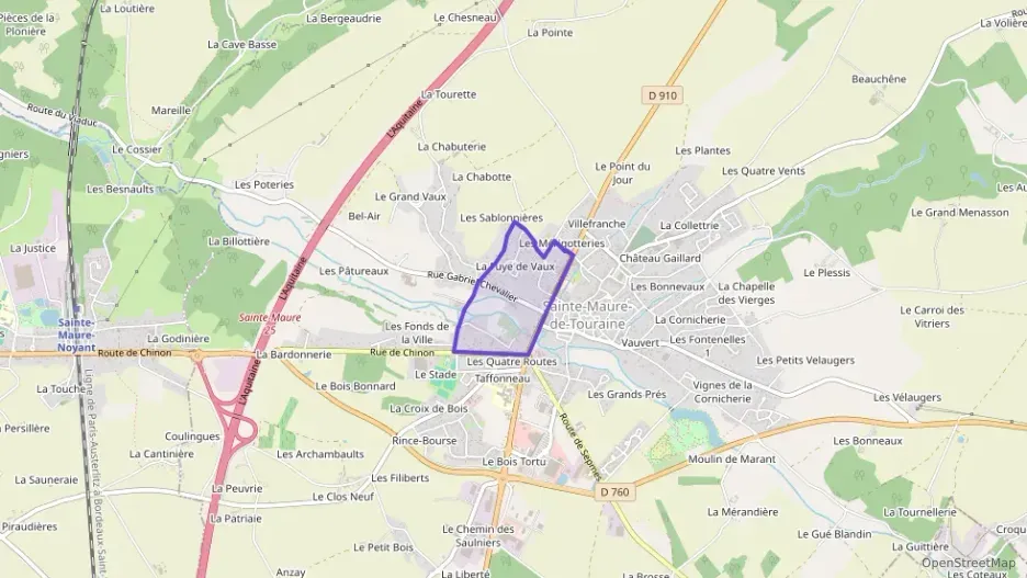Maison 86 m² trois pièces à vendre à Sainte-Maure-de-Touraine